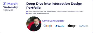 deep dive into interaction design portfolio